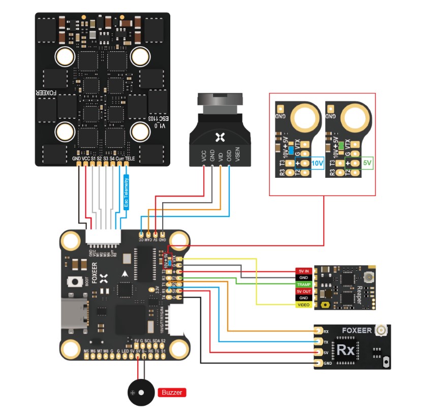 H743 MPU6000 Flight Controller By Foxeer - Drone-FPV-Racer.com